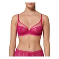 Simone Perele Canopee Full Cup Plunge Bra in Pink 10F