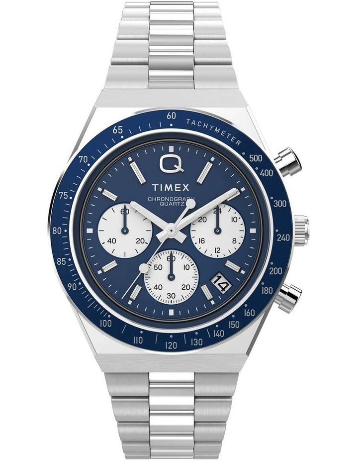 Timex Q Diver Chrono Stainless Steel Watch in Silver