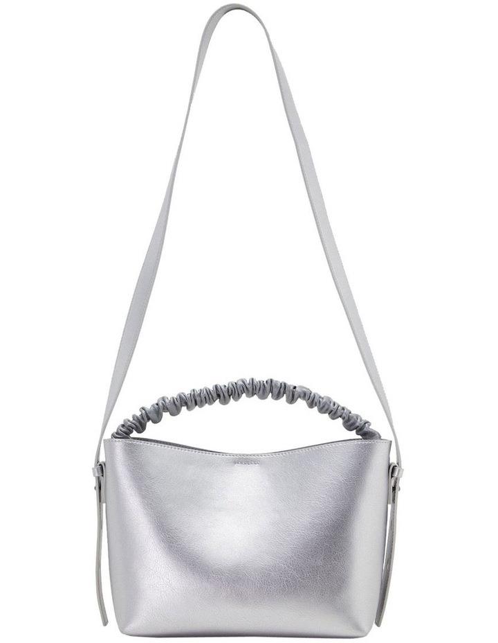 Oxford Veda Mini Hobo Bag in Metallic Silver One Size