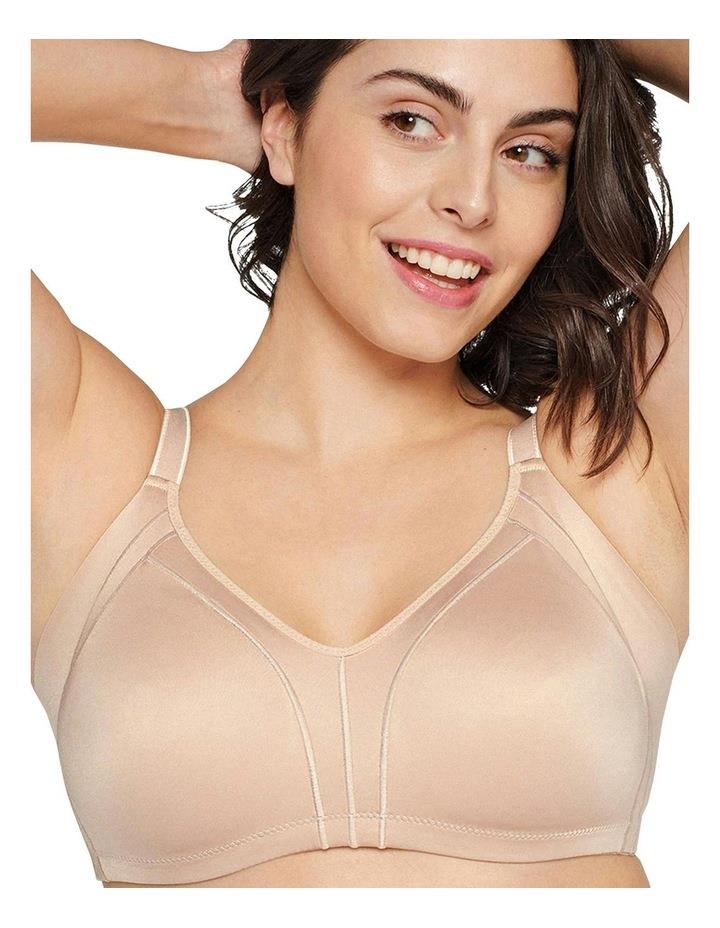 Naturana Side Smoothing Wirefree Minimiser Bra in Light Beige 12D