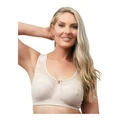 Naturana Padded Wide Strap Wirefree Plus Size Bra in Light Beige 14D