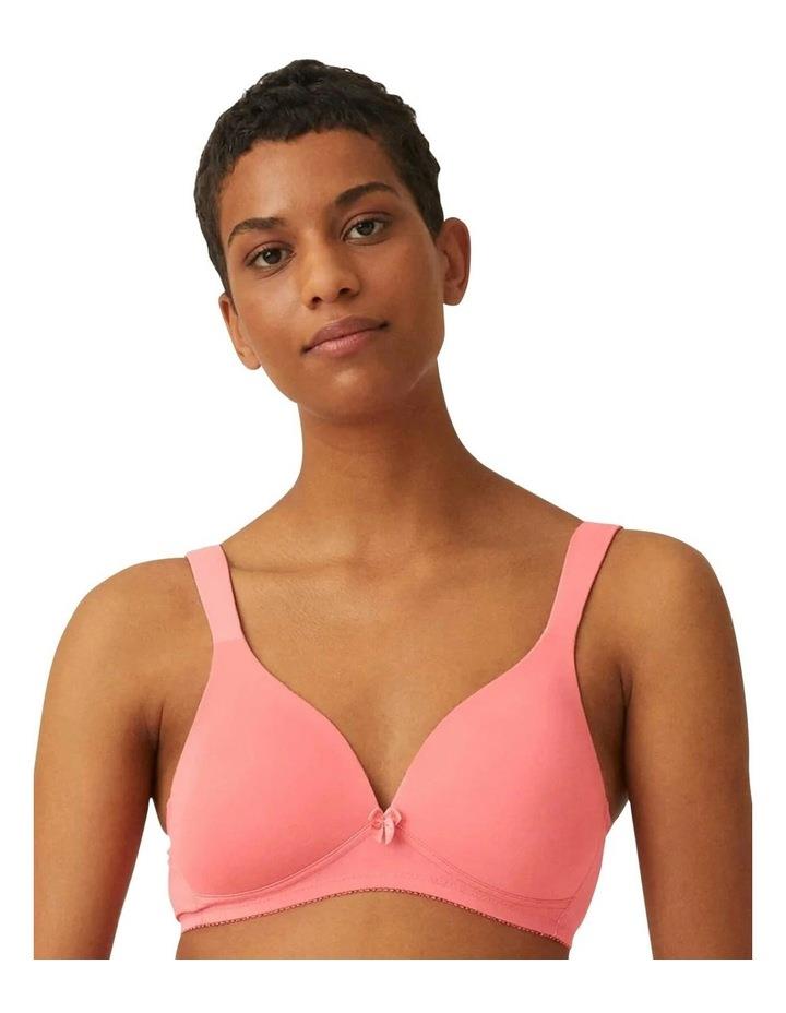 Naturana Padded Wirefree T-shirt Bra With Wide Straps in Raspberry Mousse Raspberry 10A