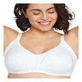 Naturana Side Smoothing Wirefree Minimiser Bra in White 20D