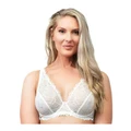 Naturana The Friday Sheer Recycled Lace Underwire Bra in Ecru Natural 18B