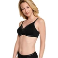 Naturana The Monday Seamless Wirefree Bra in Black 10D