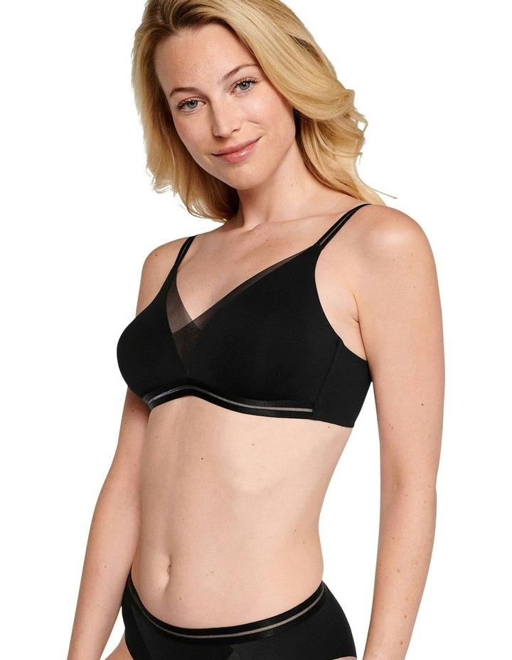 Naturana The Monday Seamless Wirefree Bra in Black 12D