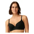 Naturana Side Smoother Underwire T-shirt Bra in Black 14A
