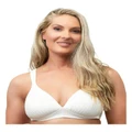 Naturana The Wednesday Wide Strap Wirefree Bra in Ecru Natural 14A