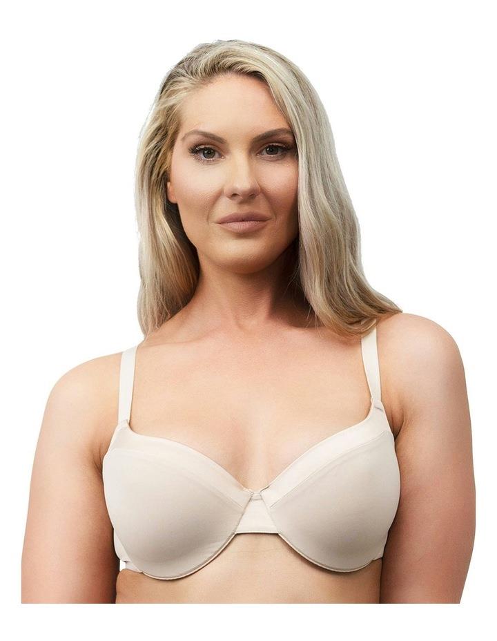 Naturana The Wednesday Satin Trim Seamless Underwire Bra in Clay Natural 16D
