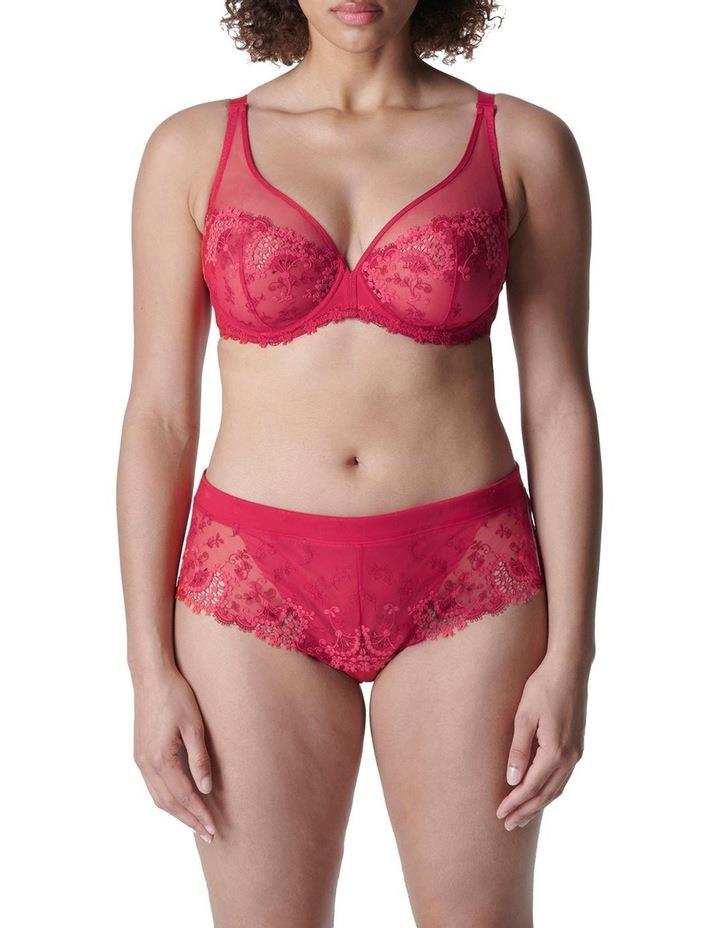 Simone Perele Wish Full Cup Plunge Bra in Red Ruby 8F