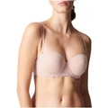Simone Perele Delice Strapless Bra in Blush Dusty Pink 10F