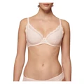 Simone Perele Candide Plunging Underwired Bra in Pink Pale Pink 10B