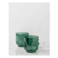 Vue Meeru Mug Set of 2 in Green