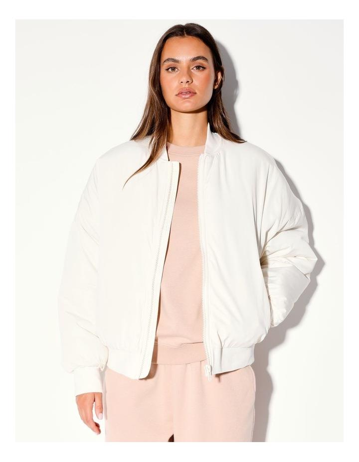 Miss Shop Bomber Jacket in Ivory 6