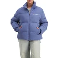 Champion Rochester Athletic Puffer Jacket in Saint Friday Artic Blue S