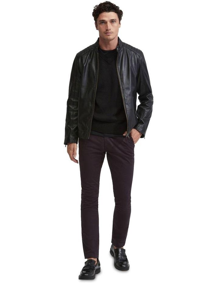 Oxford Benji Nappa Leather Jacket in Black XL