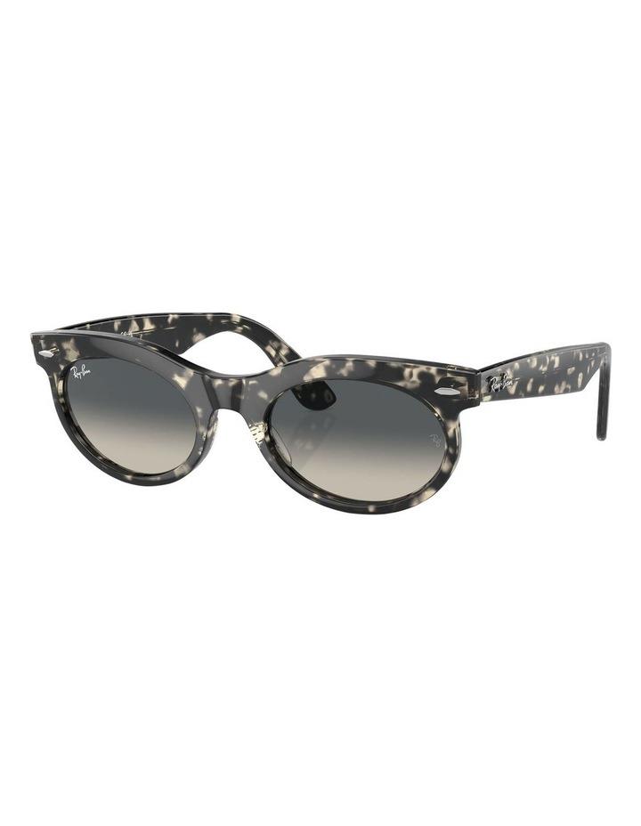 Ray-Ban Wayfarer Oval Sunglasses in Grey 1