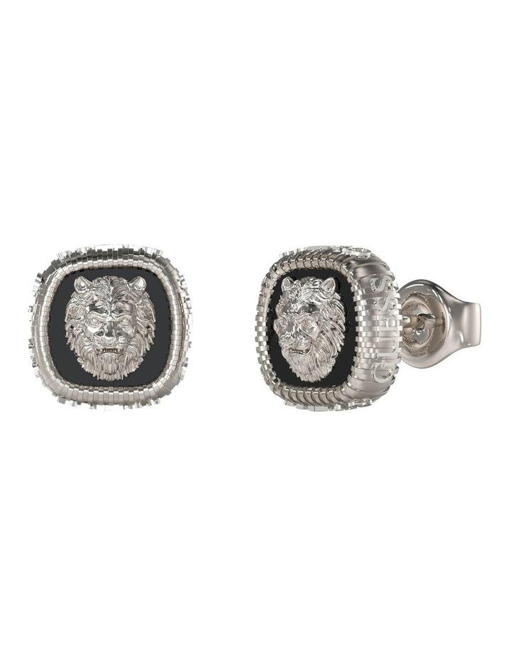 Guess Lion King Earrings in Silver