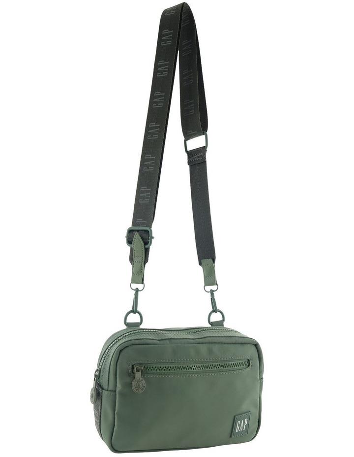 GAP Nylon Slim Cross-Body Bag in Twig Green