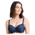 Sans Complexe Ariane Full Cup Underwire Lace Bra in Marine Blue 14D