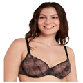 Sans Complexe So Pure Fantaisy Sustainable Tulle Wired Full Cup Bra in Black 12C