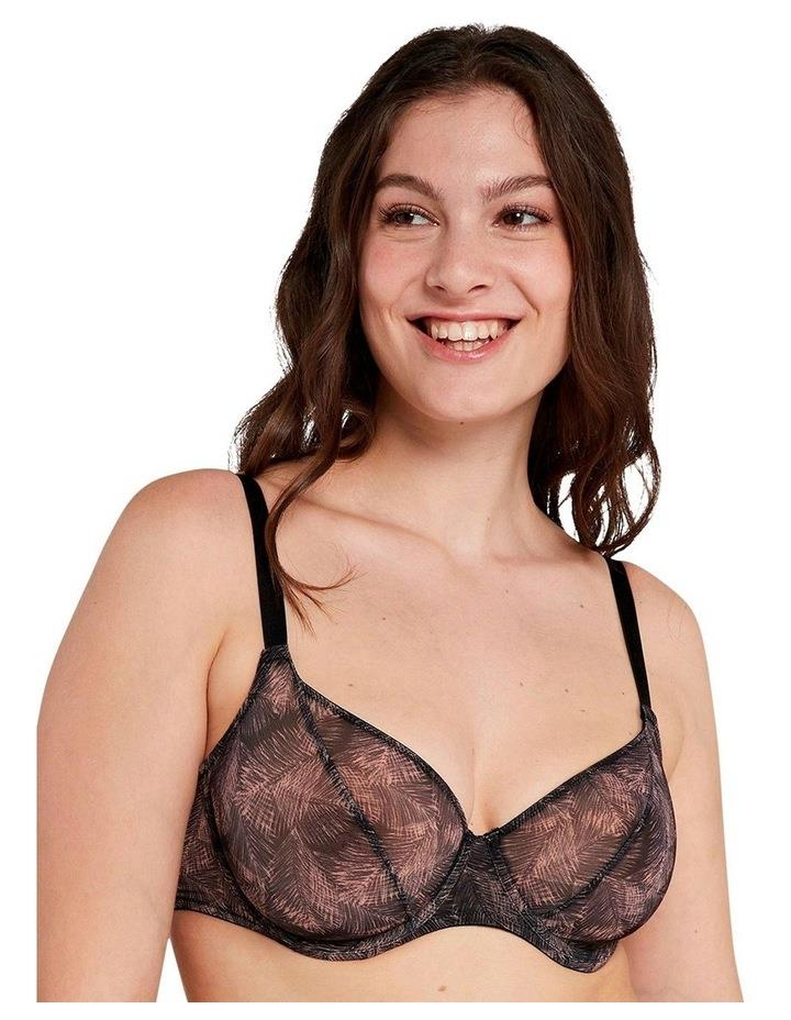 Sans Complexe So Pure Fantaisy Sustainable Tulle Wired Full Cup Bra in Black 14C