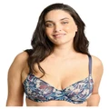 Sans Complexe So Pure Fantaisy Sustainable Tulle Underwire Full Cup Bra in Blue Marine Blue 14C