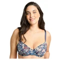 Sans Complexe So Pure Fantaisy Sustainable Tulle Underwire Full Cup Bra in Blue Marine Blue 18E
