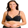 Sans Complexe So Feminine Full Cup Wired Bra with Lace in Black 20DD