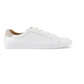 Siren Monarch Leather Sneaker in White/Grey White EU37