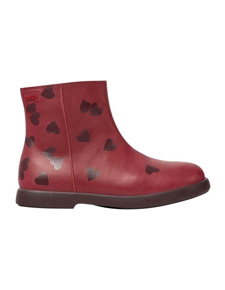 Camper Twins Little Hearts Boot Youth Boots in Burgundy 30