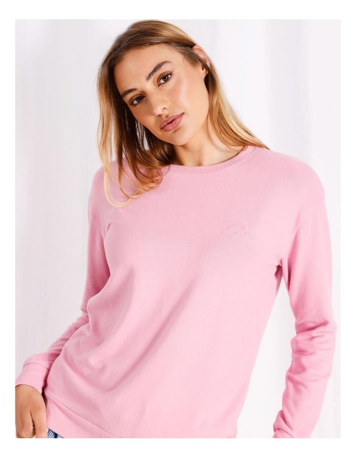 Chloe & Lola Supersoft Long Sleeve Top in Pink XS