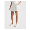 Seed Heritage Denim Pleat Skirt in White 10