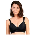 Sans Complexe Perfect Shape Wide Strap Wireless Padded Bra in Black 12C