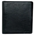 PIERRE CARDIN Leather A4 Business Compendium/Folio in Black