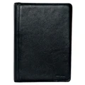PIERRE CARDIN Leather A4 Business Compendium/Folio in Black