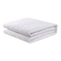 Goldair Cotton Quilted Electric Queen Blanket in White King