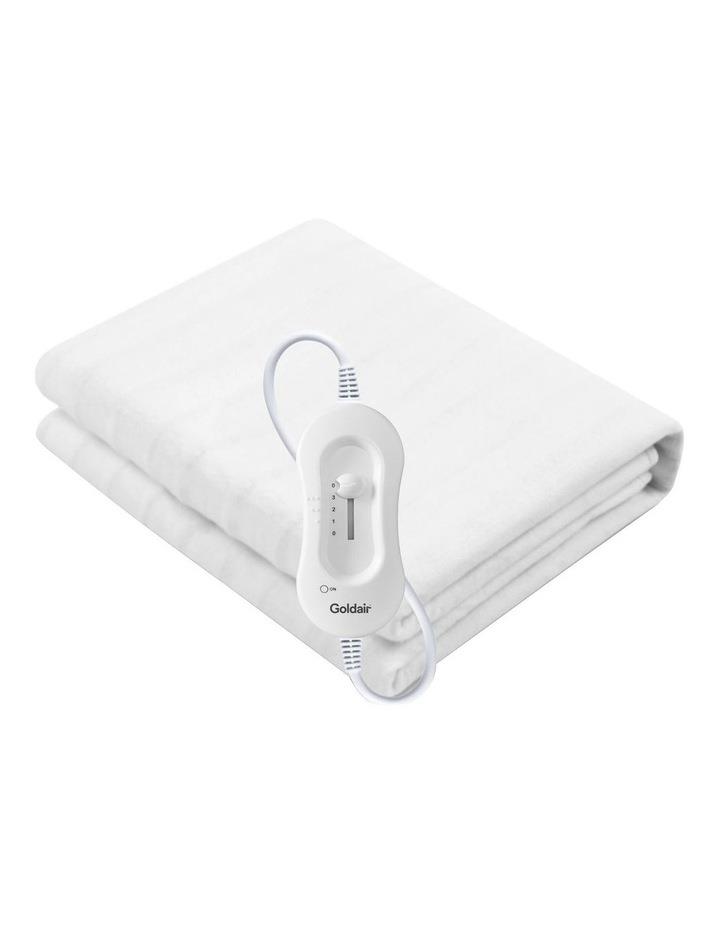 Goldair Fitted Polyester Electric Blanket in White Double
