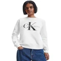 Calvin Klein Jeans Core Monologo Sweatshirt in Bright White M