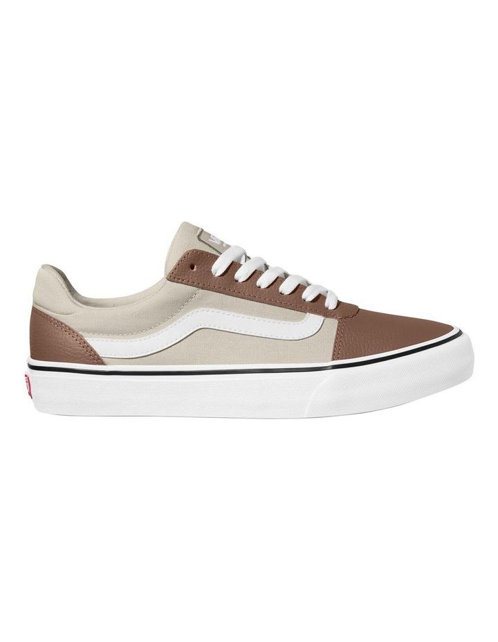 Vans Ward Sneaker in Leather Canvas Brown 7