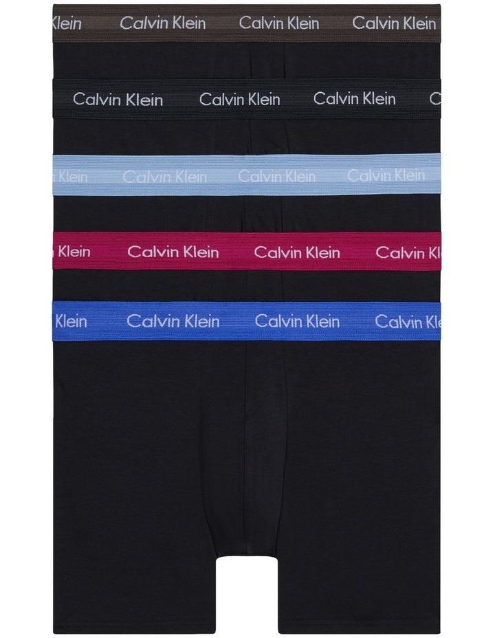 Calvin Klein Cotton Stretch Boxer Briefs 5 Pack in Black M