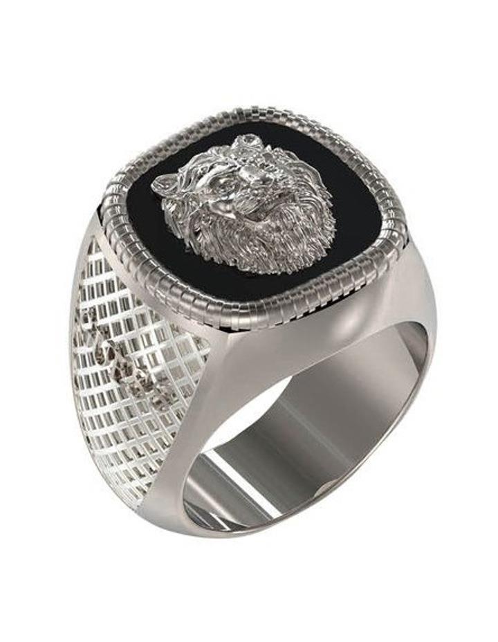 Guess Lion King Ring in Silver 62