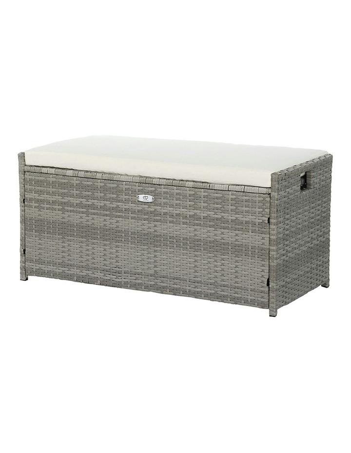 Gardeon Outdoor Storage Bench Box in Grey