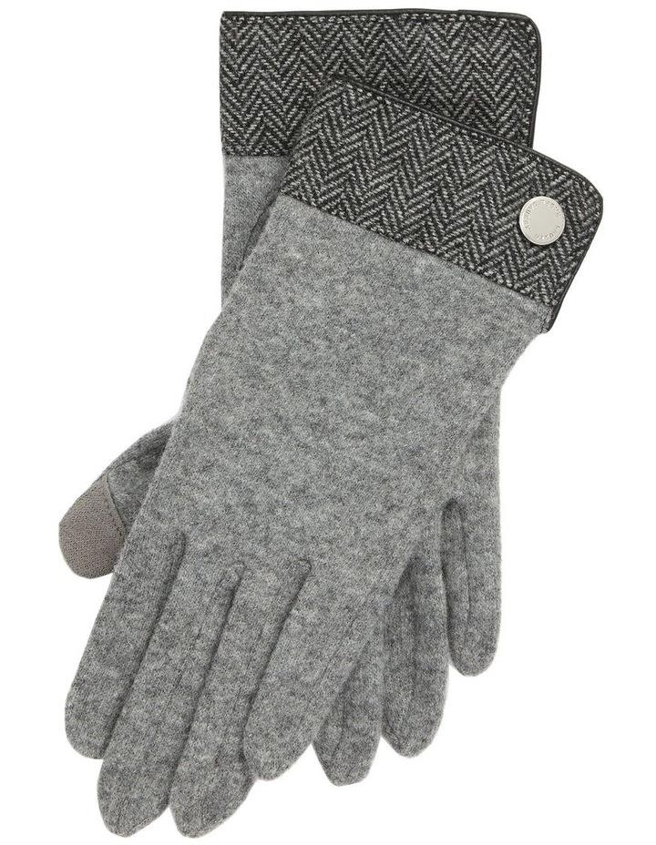Lauren Ralph Lauren Wool-Blend Tech Gloves in Grey M