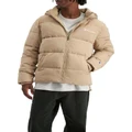 Champion Rochester Athletic Puffer Jacket in Beam Brown L