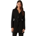 Forever New Martha Mac Trench Coat in Black 14