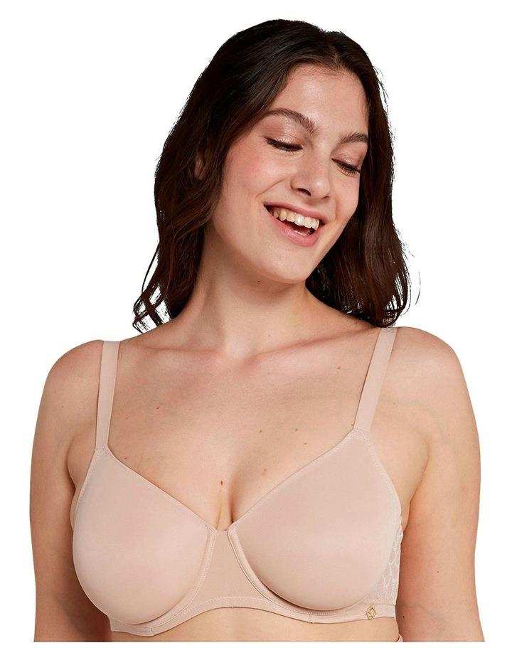 Sans Complexe Perfect Curves Wired Minimiser Bra with Lace in Blush 12C
