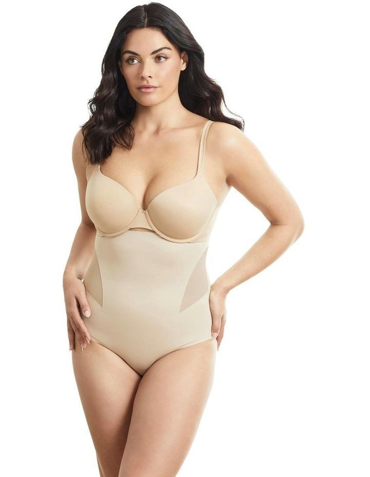 Naomi & Nicole Body Contour Ultra High Waist Firm Control Shaping Brief in Warm Beige S