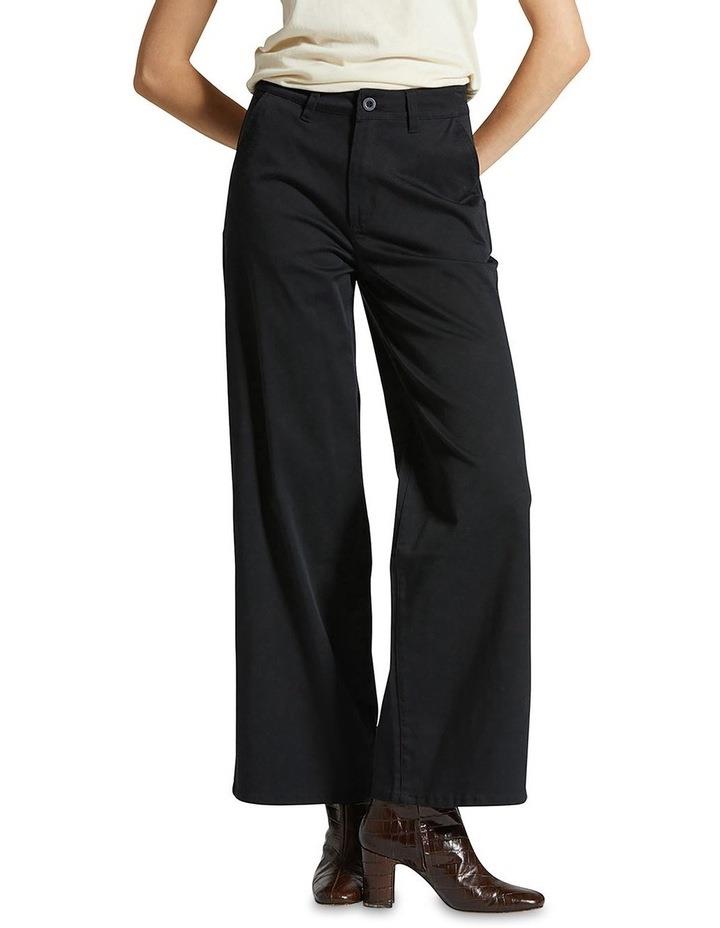 Brixton Victory Full Length Wide Leg Pant in Black 24