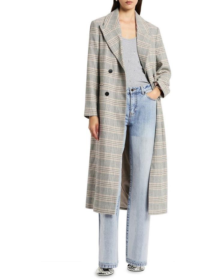 Sass & Bide The Visionary Coat in Checkered Blue L